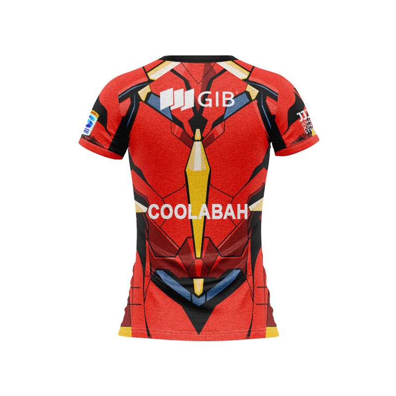 Women's Canterbury Crusaders Super Rugby 2025 Marvel Iron Man Jersey