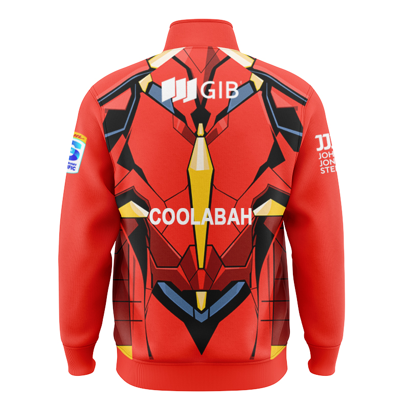 Canterbury Crusaders Super Rugby 2025 Marvel Iron Man Jacket