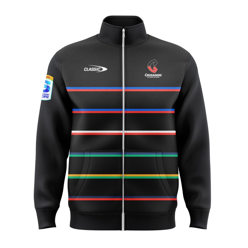 Canterbury Crusaders Super Rugby 2025 Warm-Up Jacket