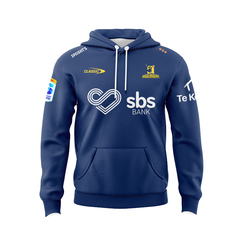 Otago Highlanders Super Rugby 2025 Home Sport Hoodie