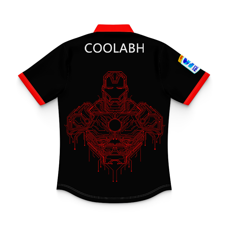 Kid's Canterbury Crusaders 2025 Iron Man Marvel Warm Up Polo Jersey