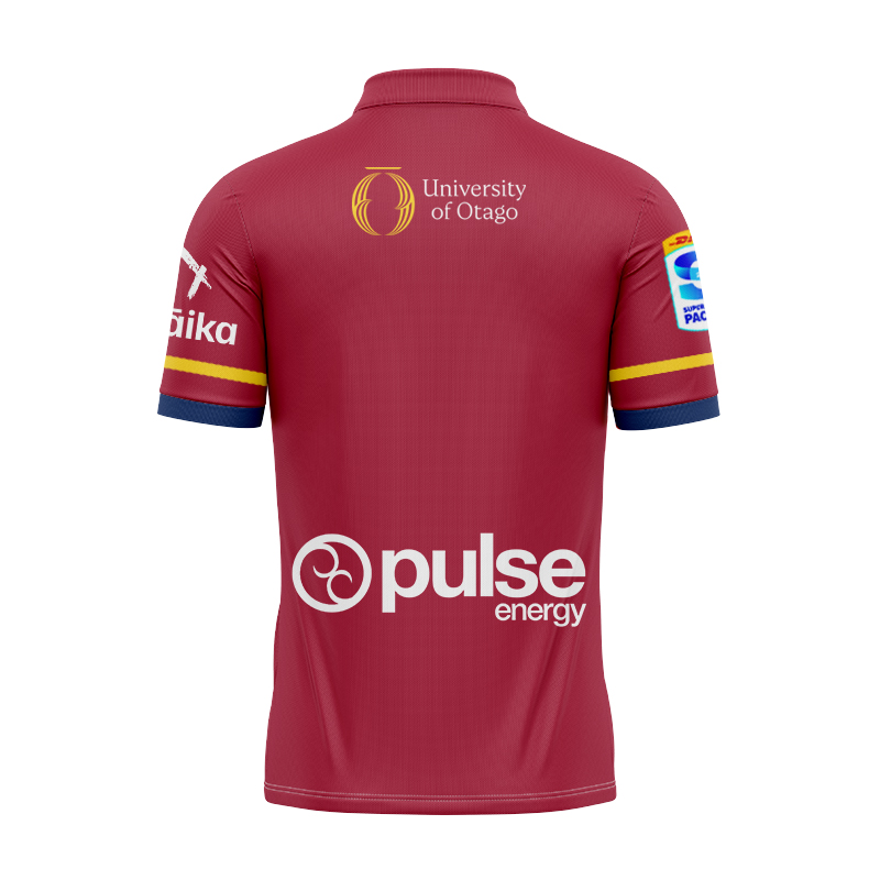 Otago Highlanders Super Rugby 2025 Away Polo Shirt