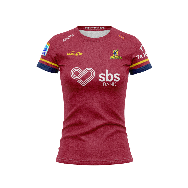 Women's Otago Highlanders Super Rugby 2025 Away Jersey