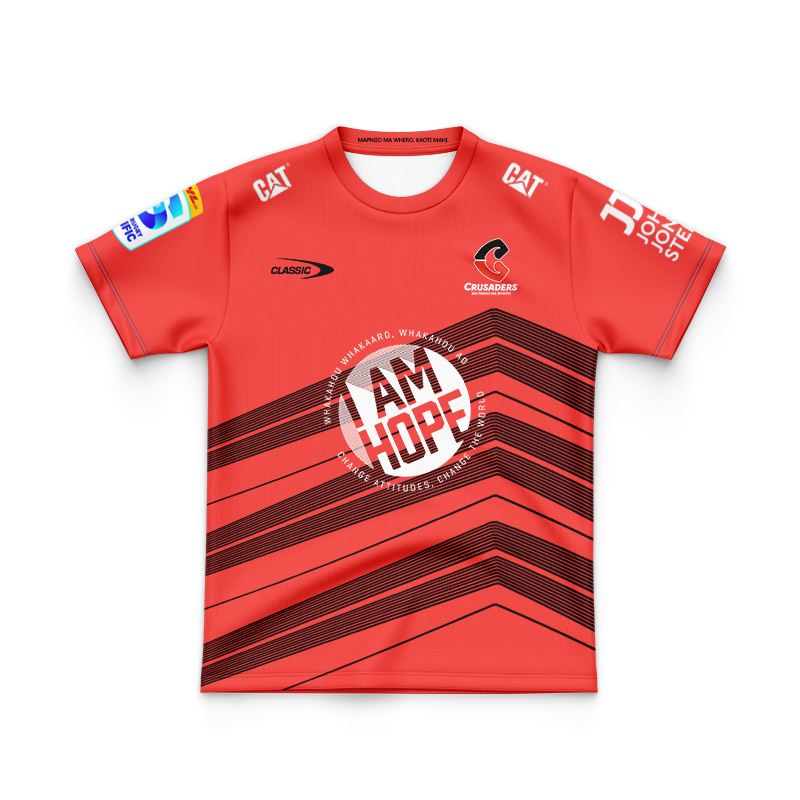 Kid's Canterbury Crusaders Super Rugby 2025 Home Jersey