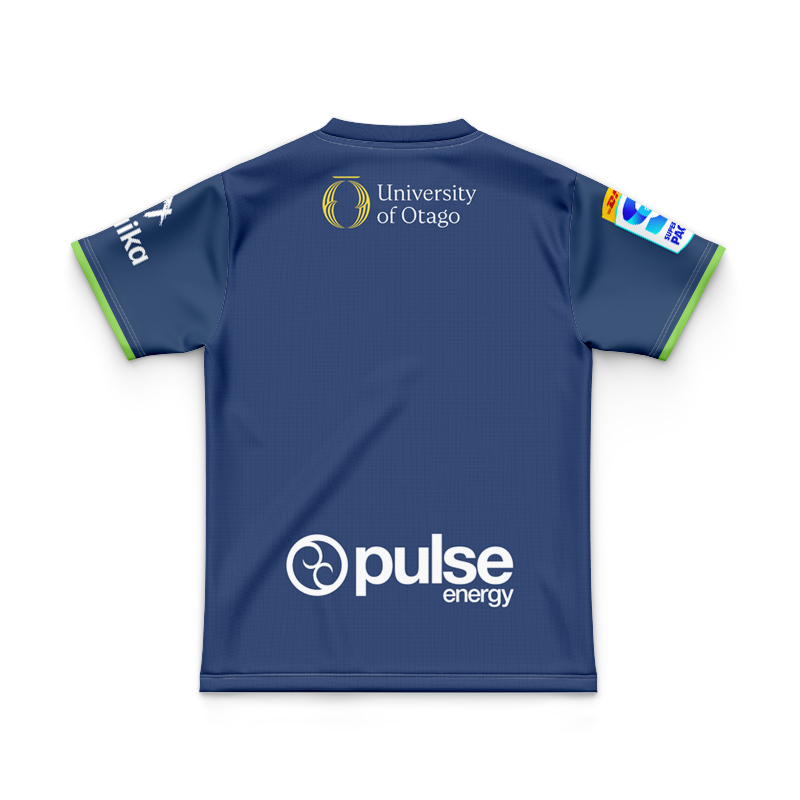 Kid's Otago Highlanders 2025 Pro Training Jersey