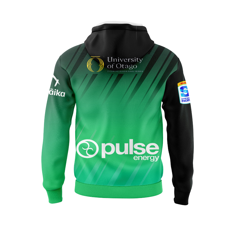 Otago Highlanders Marvel 2025 HULK Warm Up Sport Hoodie