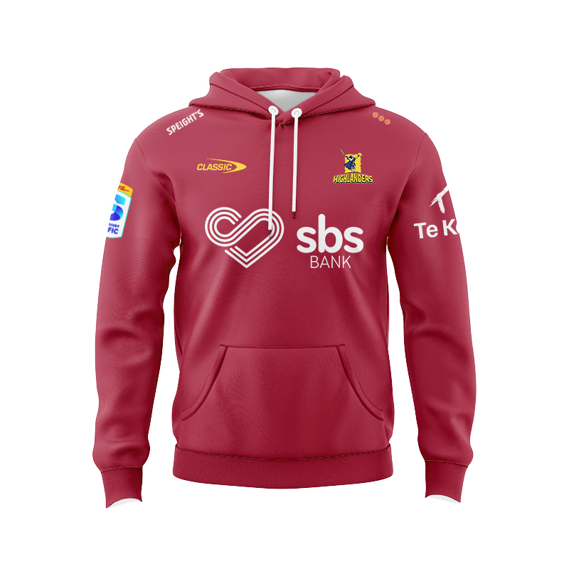 Otago Highlanders Super Rugby 2025 Away Sport Hoodie