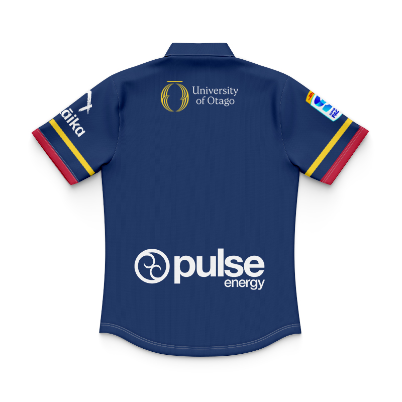 Kid's Otago Highlanders Super Rugby 2025 Home Polo Jersey