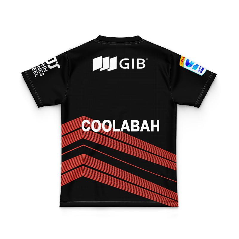 Kid's Canterbury Crusaders Super Rugby 2025 Away Jersey
