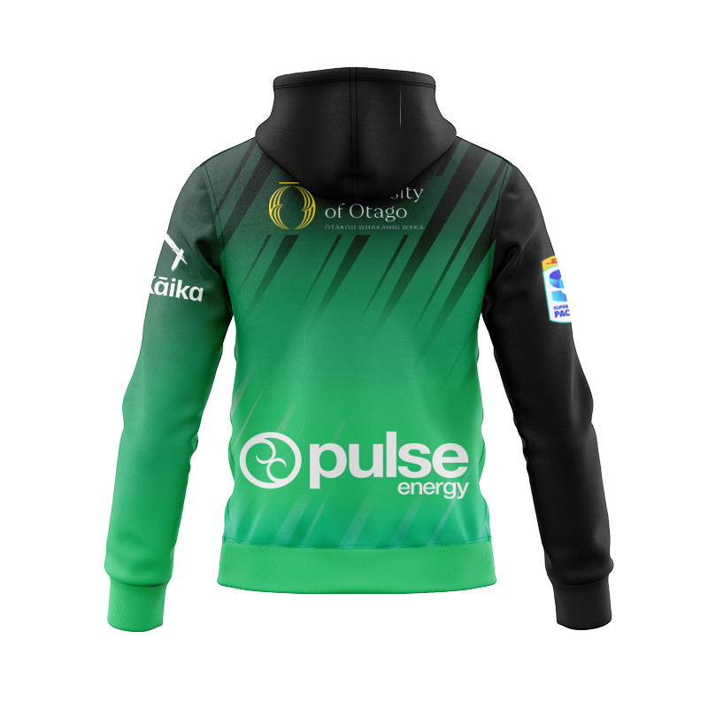 Otago Highlanders Marvel 2025 HULK Warm Up Sport Hoodie