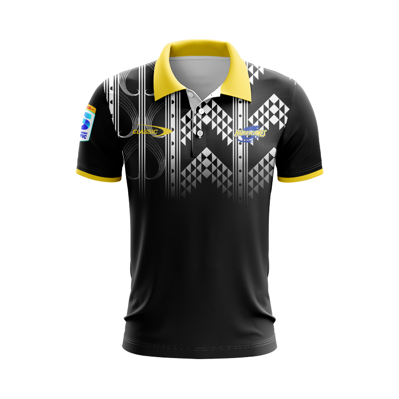 Wellington Hurricanes Super Rugby 2025 Training Polo Shirt