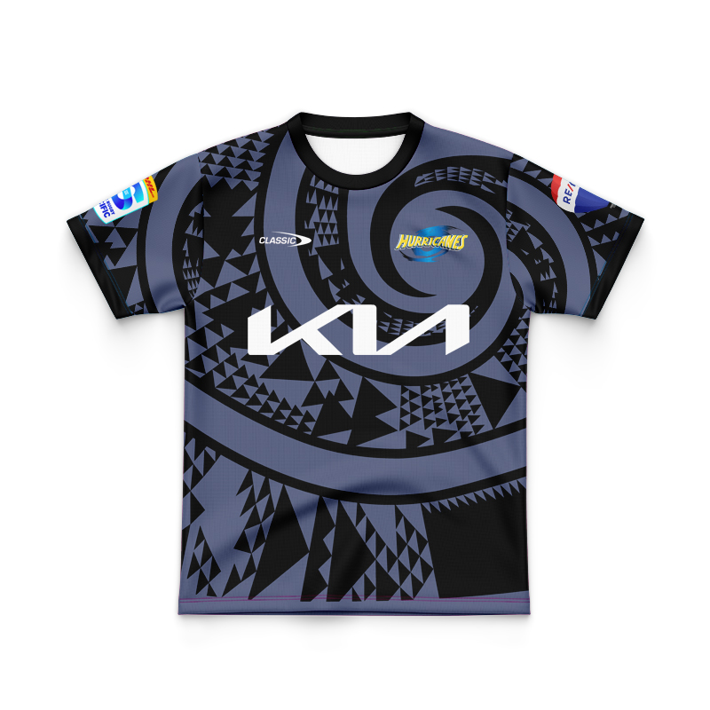 Kid's Wellington Hurricanes Super Rugby 2025 Away Jersey