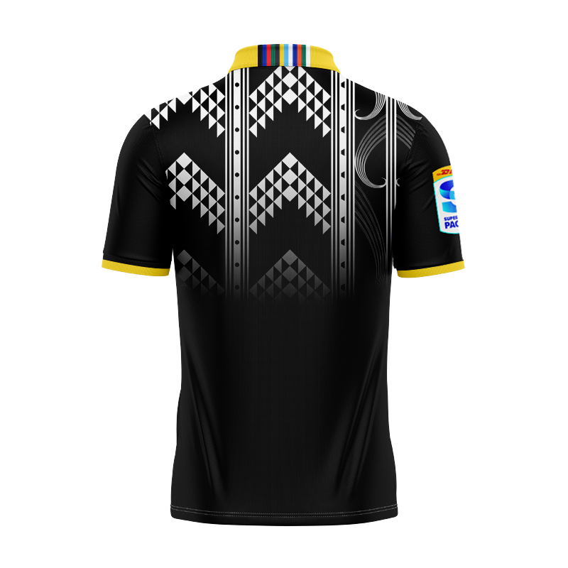 Wellington Hurricanes Super Rugby 2025 Training Polo Shirt