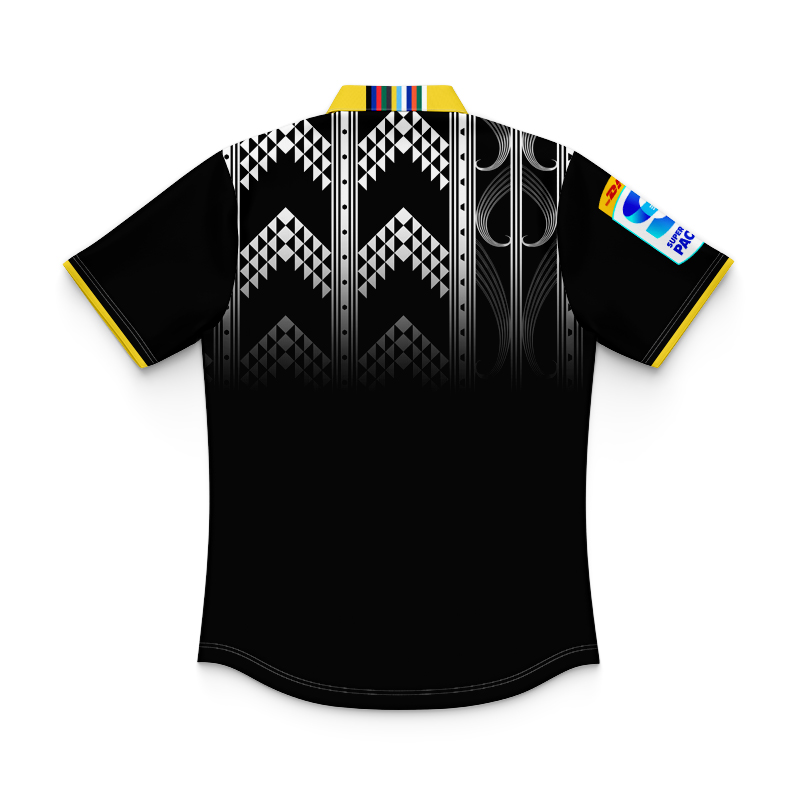 Kid's Wellington Hurricanes Super Rugby 2025 Training Polo Shirt