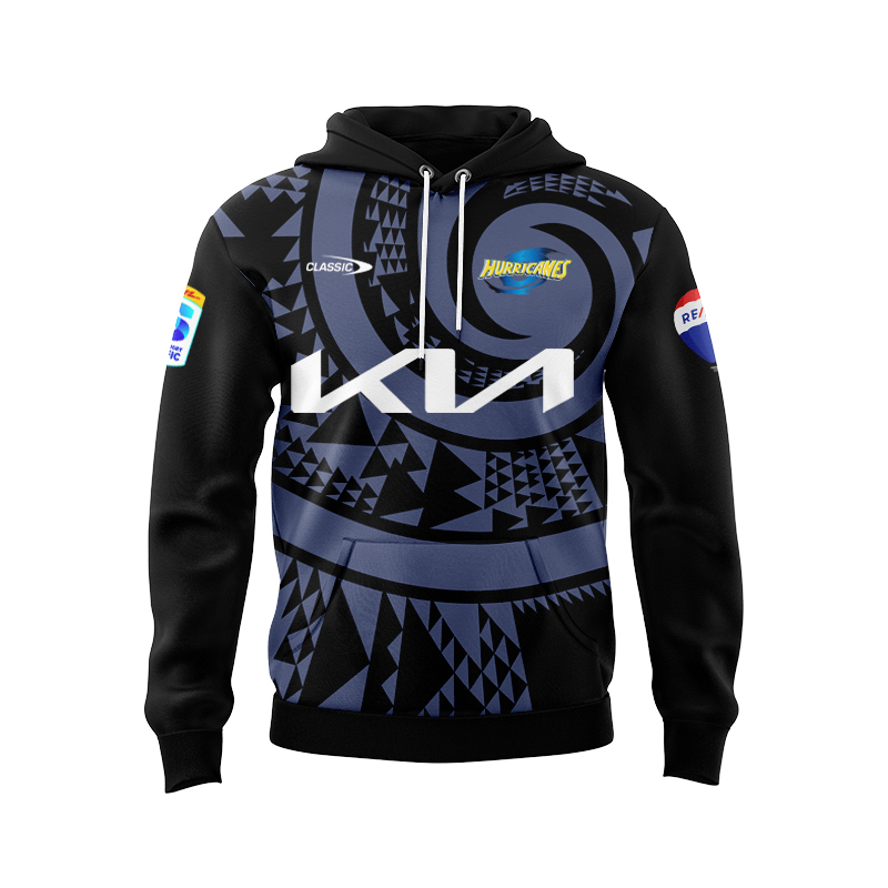 Wellington Hurricanes Super Rugby 2025 Away Sport Hoodie