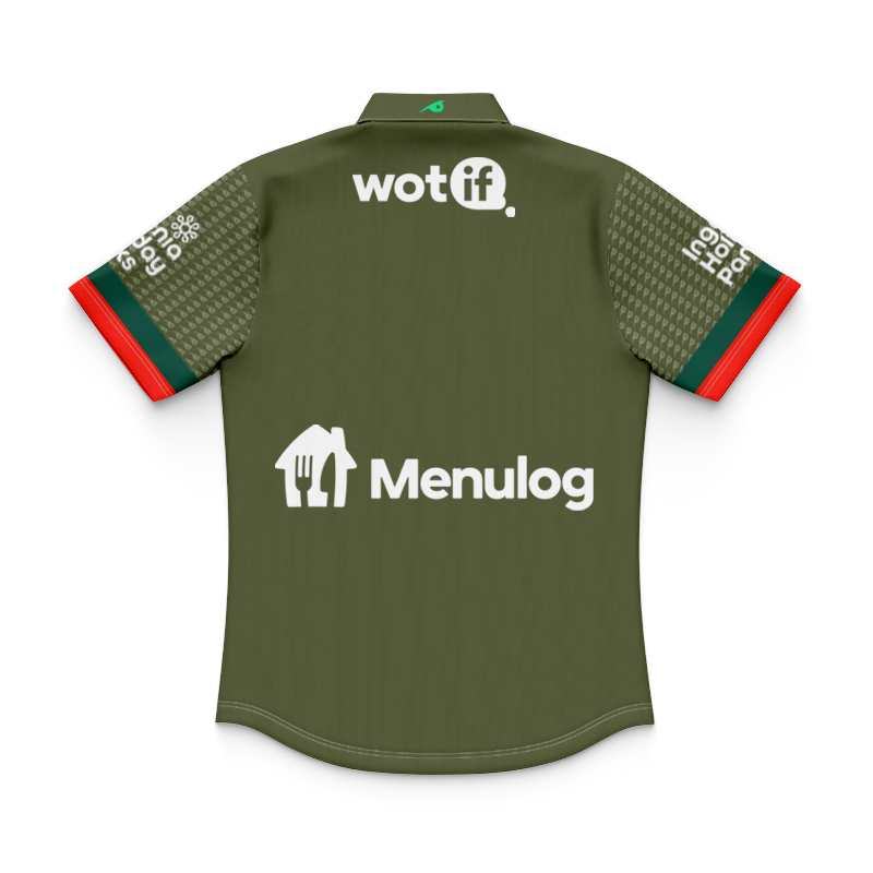 Kid's NRL South Sydney Rabbitohs 2025 Warm Up Training Polo Jersey