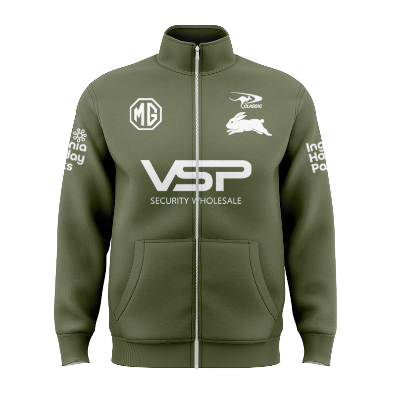 NRL South Sydney Rabbitohs 2025 Warm Up Training Jacket