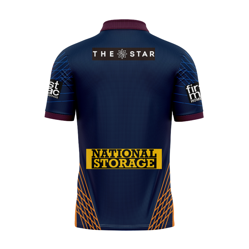 NRL Brisbane Broncos 2025 Captains Run Polo Shirt