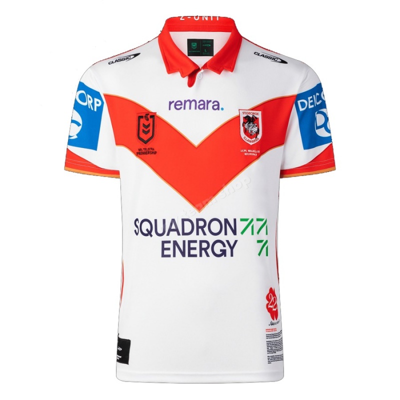 NRL St George Illawarra Dragons 2025 ANZAC Jersey