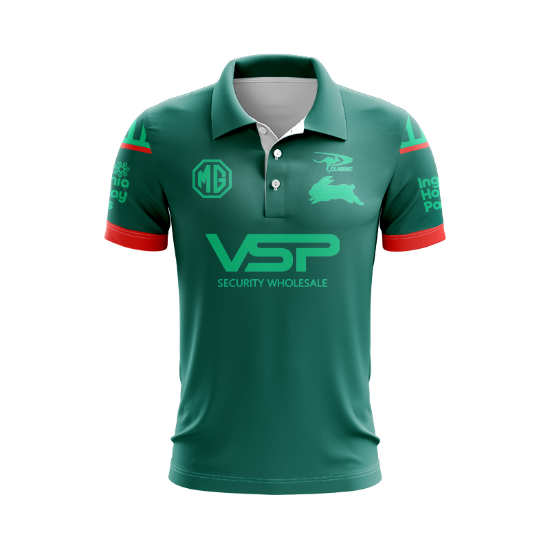 NRL South Sydney Rabbitohs 2025 Captains Run Polo Shirt