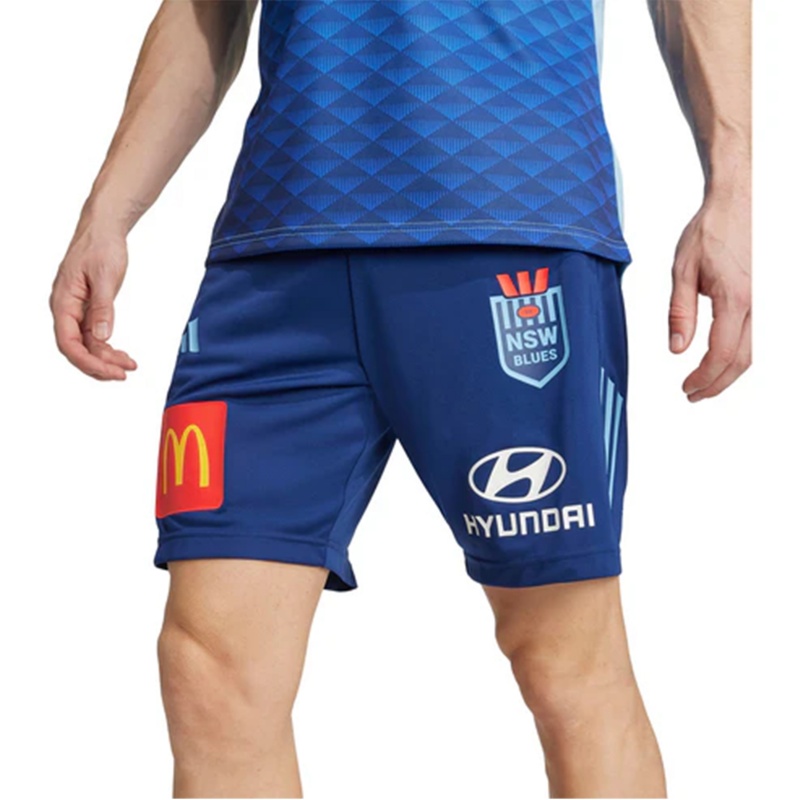 NSW Blues State of Origin 2025 Mens Gym Shorts