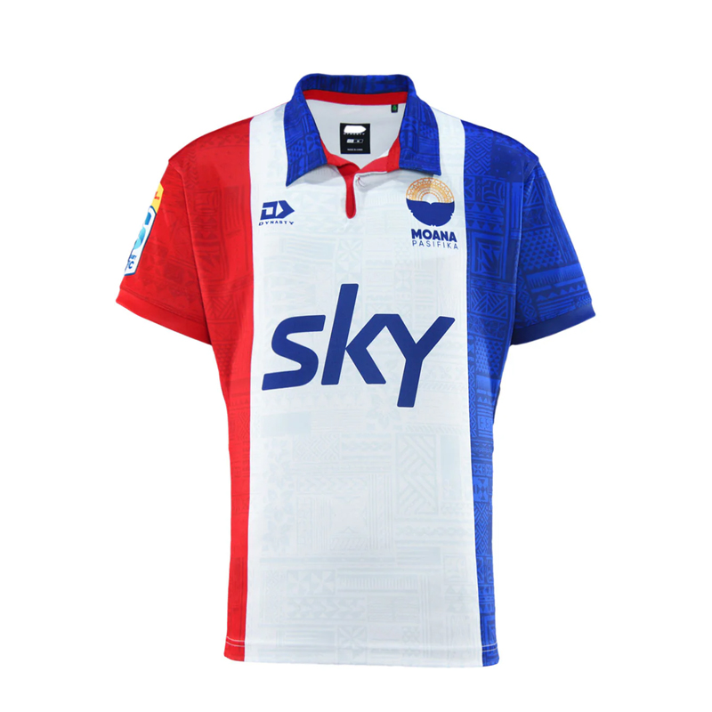 Moana Pasifika Super Rugby 2025 White Heritage Jersey