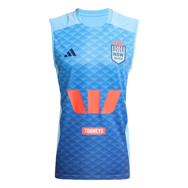 NSW Blues 2025 Sky Blue Performance Singlet