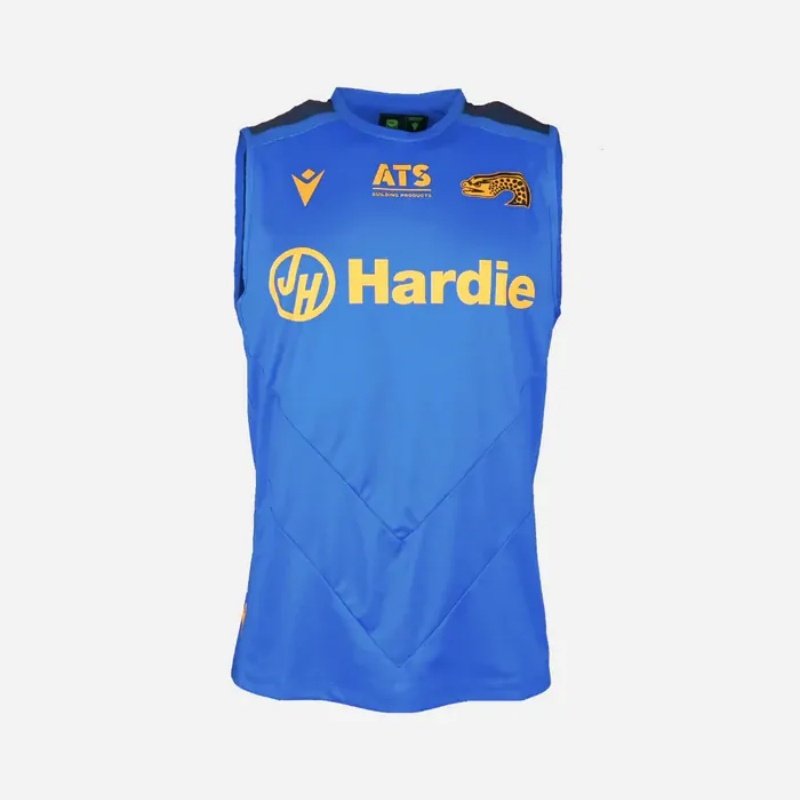 NRL Parramatta Eels 2025 Blue Training Singlet