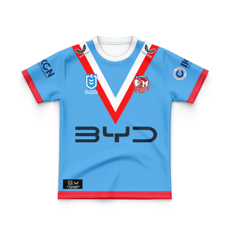 Kid's Sydney Roosters Sydney Roosters 2025 Castore Jersey