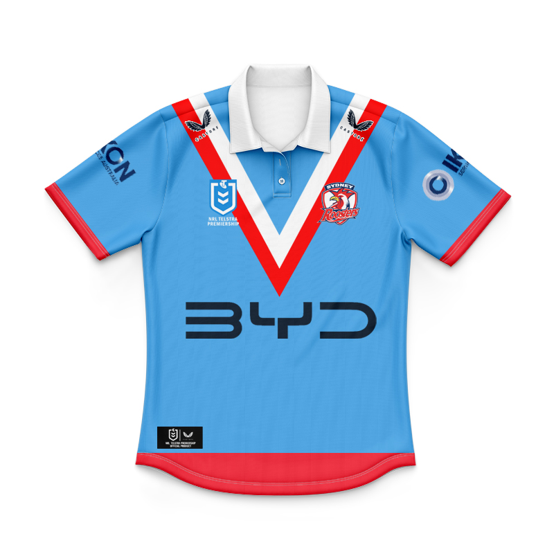 Kid's Sydney Roosters Sydney Roosters 2025 Castore Polo Jersey