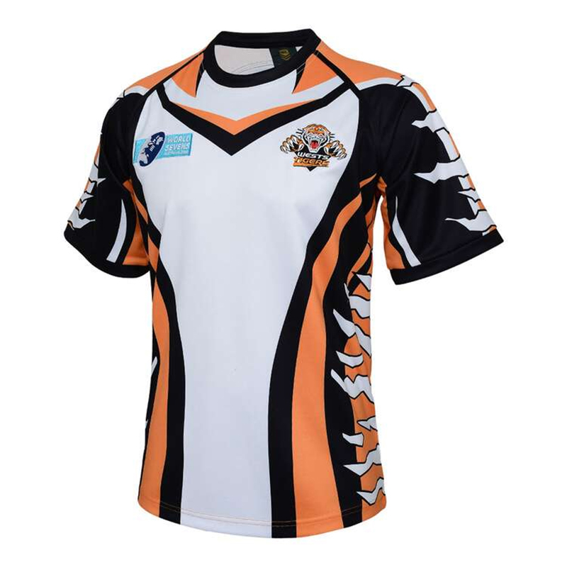 NRL Wests Tigers World Sevens 2004 Retro Jersey