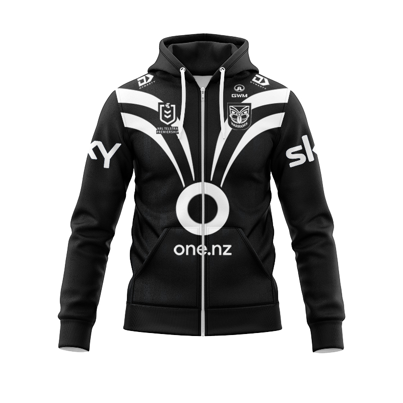 NRL New Zealand Warriors 2025 Dynasty Dear Warrior Zipper Hoodie