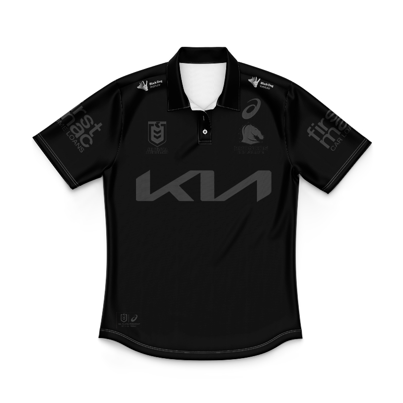 Kid's NRL Brisbane Broncos 2025 Charity Polo Shirt