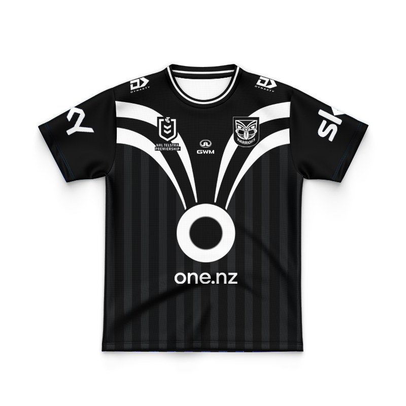 Kid's NRL New Zealand Warriors 2025 Dynasty Dear Warrior Jersey