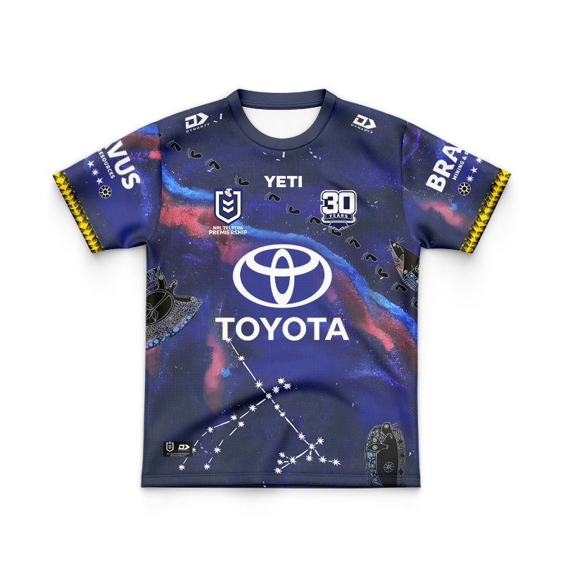 Kid's NRL North Queensland Cowboys 2025 Indigenous Jersey
