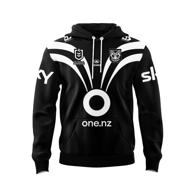 NRL New Zealand Warriors 2025 Dynasty Dear Warrior Sport Hoodie