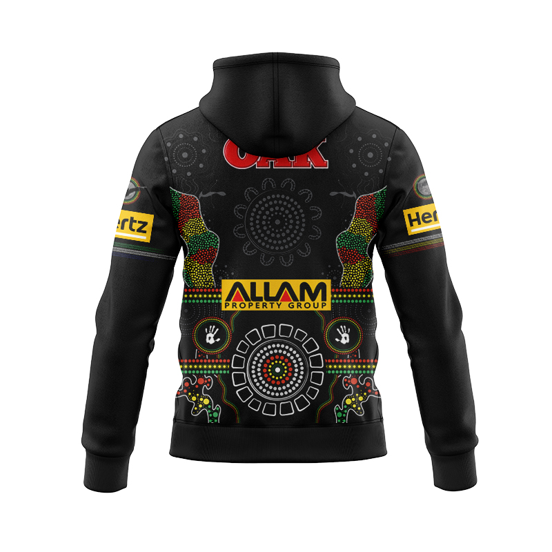 NRL Penrith Panthers 2025 Indigenous Zipper Hoodie