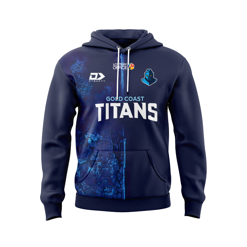 NRL Gold Coast Titans 2025 Dynasty Indigenous Sport Hoodie