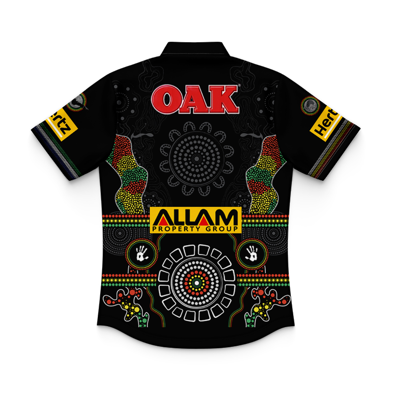 Kid's NRL Penrith Panthers 2025 Indigenous Polo Jersey