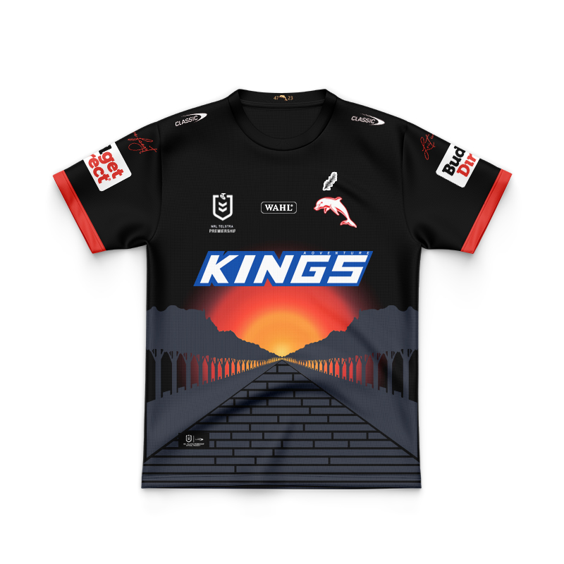 Kid's NRL Dolphins 2025 ANZAC Jersey