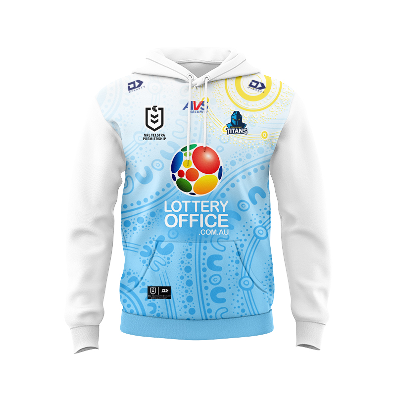 NRL Gold Coast Titans 2025 Indigenous Sport Hoodie