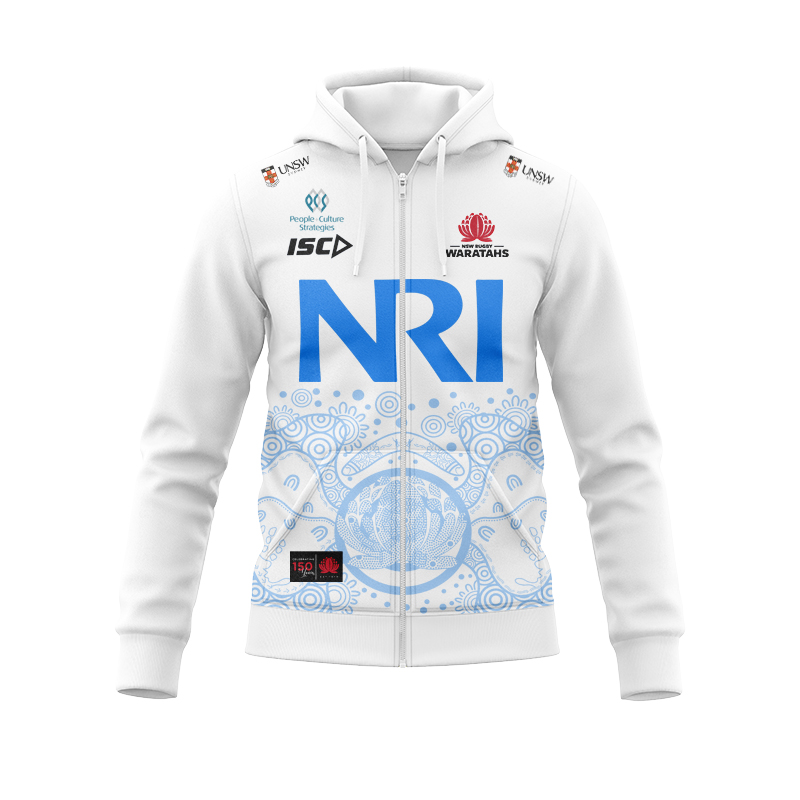 NSW Waratahs 2024 Away Zipper Hoodie