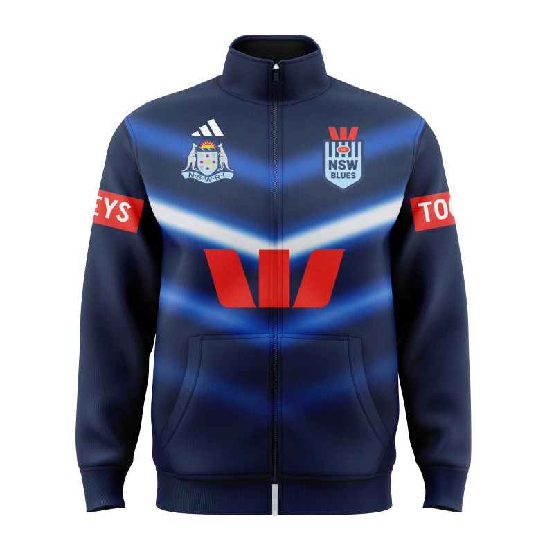 NRL NSW Blues 2025 Captain's Run Jacket