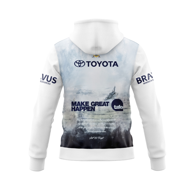 NRL North Queensland Cowboys 2025 Defence Blue Zipper Hoodie