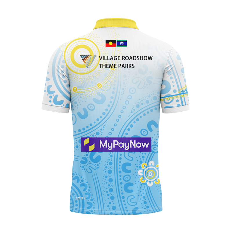 NRL Gold Coast Titans 2025 Indigenous Polo Shirt