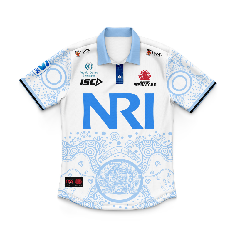 Kid's NSW Waratahs 2024 Away Polo Jersey