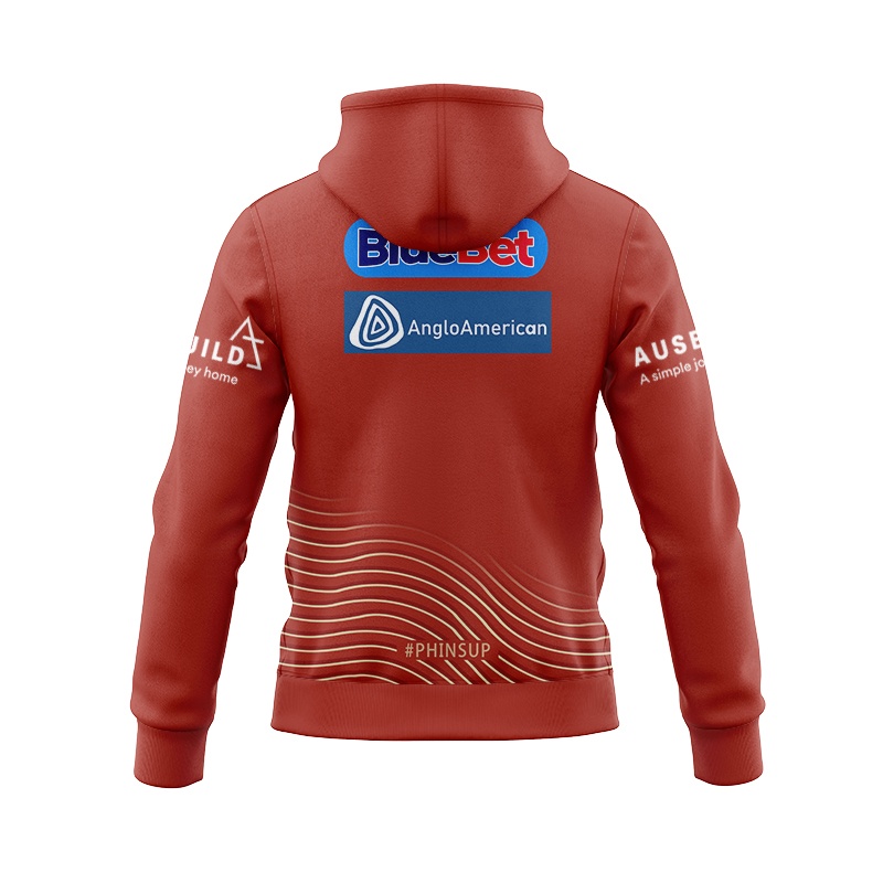 NRL Dolphins 2024 Training Zipper Hoodie