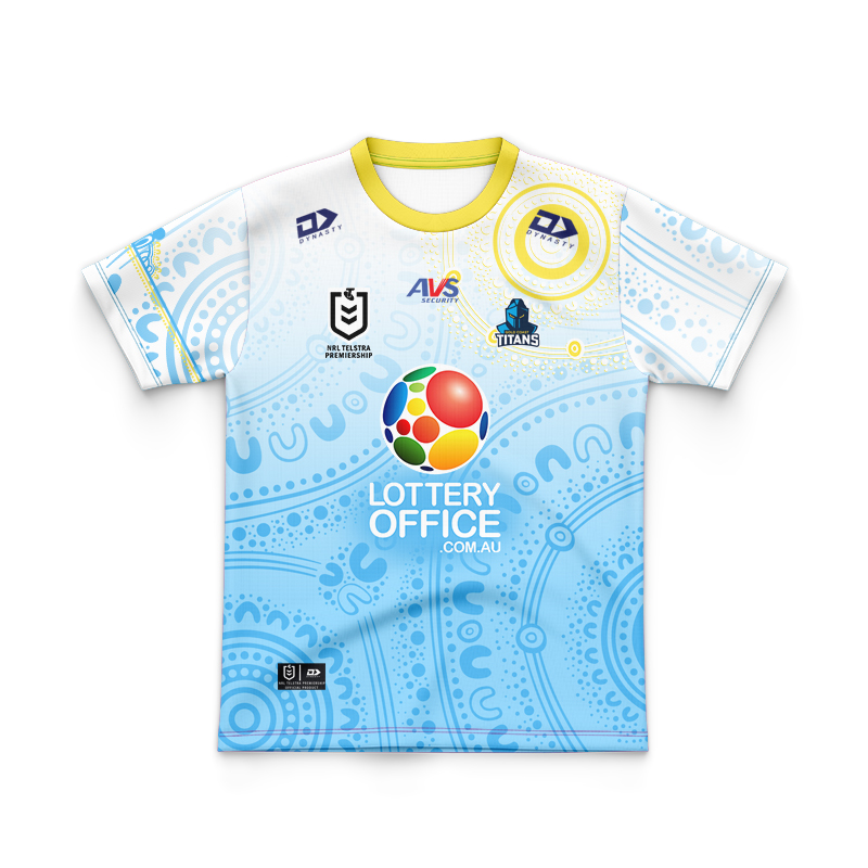 Kid's NRL Gold Coast Titans 2025 Indigenous Jersey