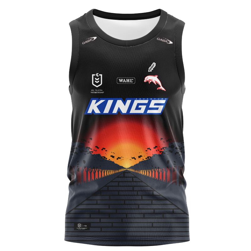 NRL Dolphins 2025 ANZAC Singlet