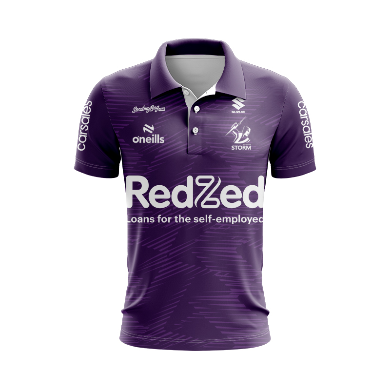 NRL Melbourne Storm 2025 Purple Training Signlet